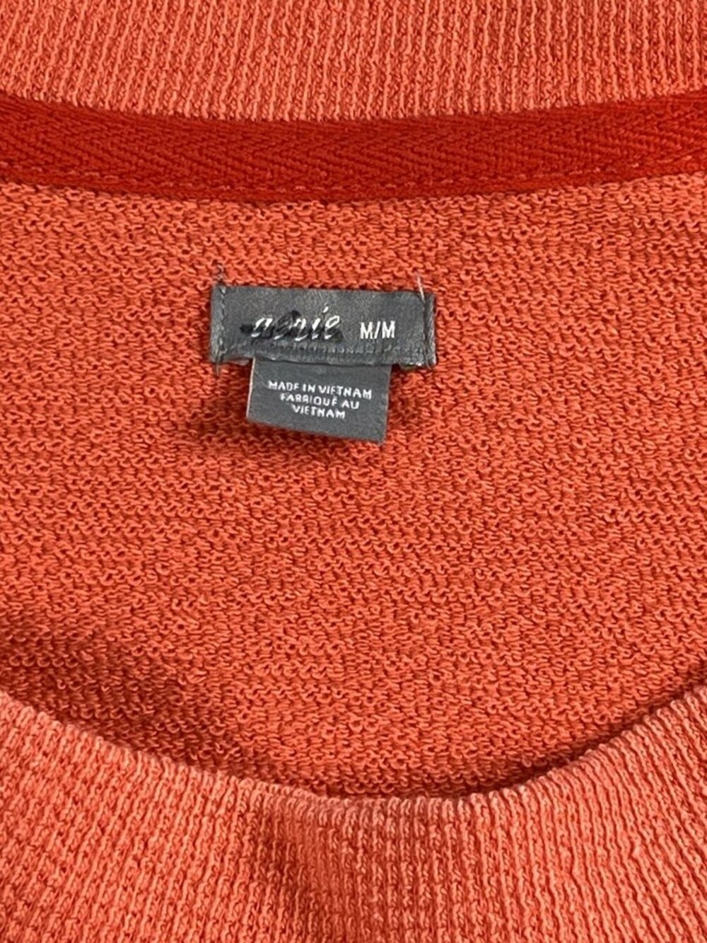 Aerie Sweatshirt Women Size M Coral "Super Shady" Crewneck Oversized Long Sleeve - Picture 5 of 8
